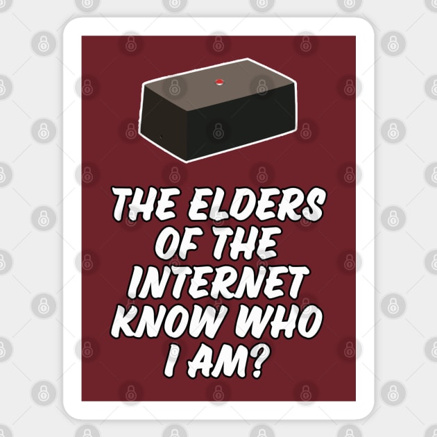 The Elders of the Internet Sticker by AaronShirleyArtist